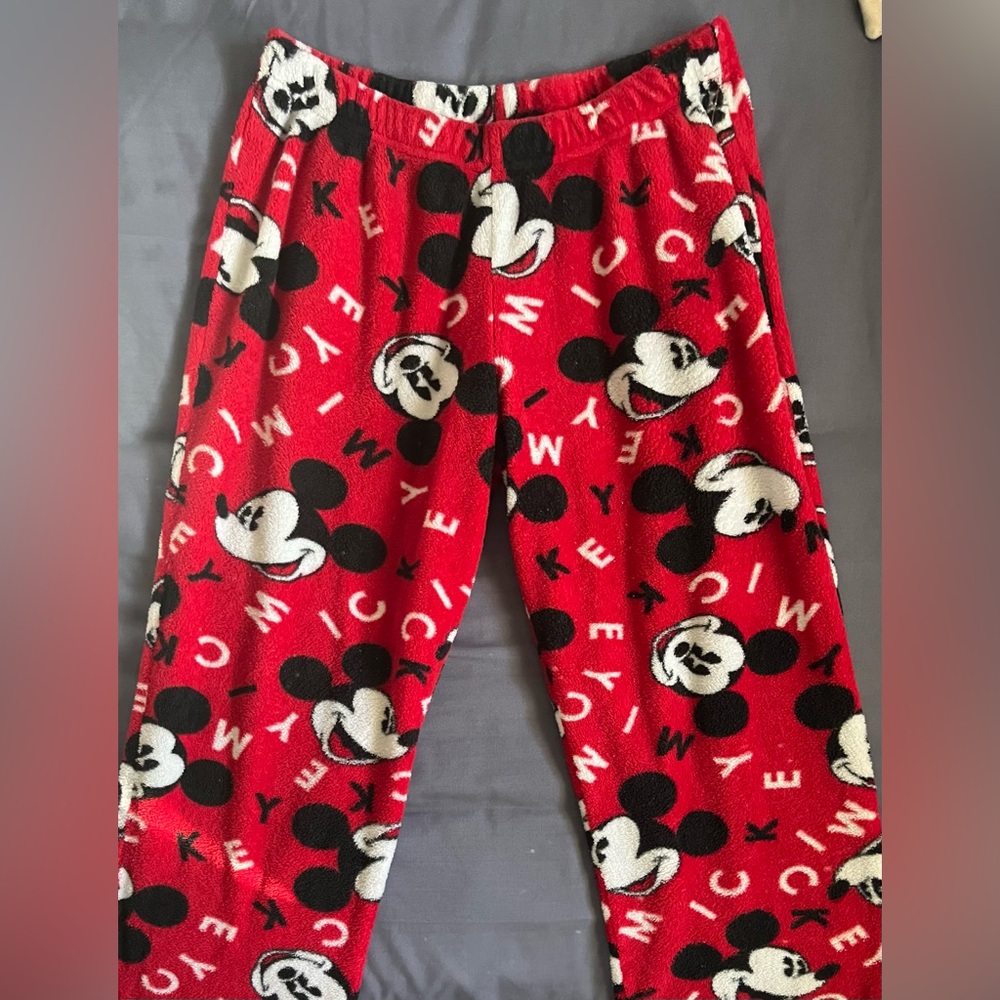 Mickey Mouse Fleece Pj Bottoms